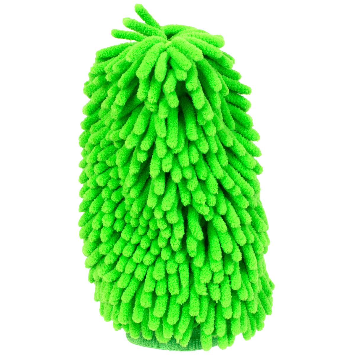 M MODECAR Rękawica do mycia Chenille 20x28cm Kolor MIX ZIELONA/SZARA