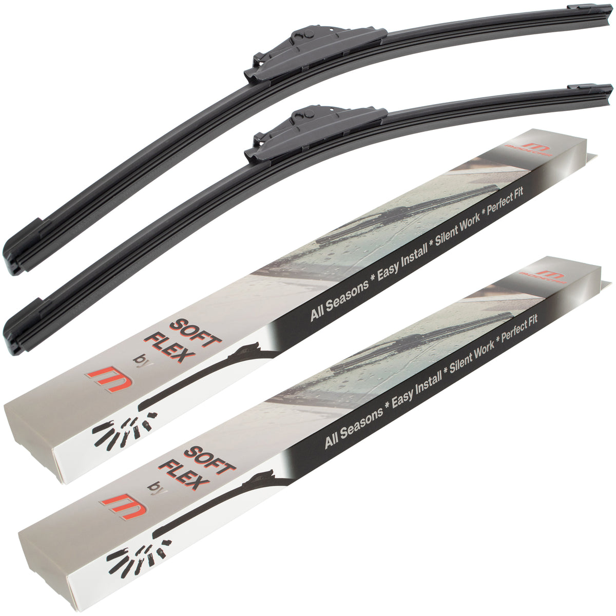 Pióro wycieraczki szyby przedniej M MODECAR SOFT FLEX 650mm + 400mm 2 szt. KPL