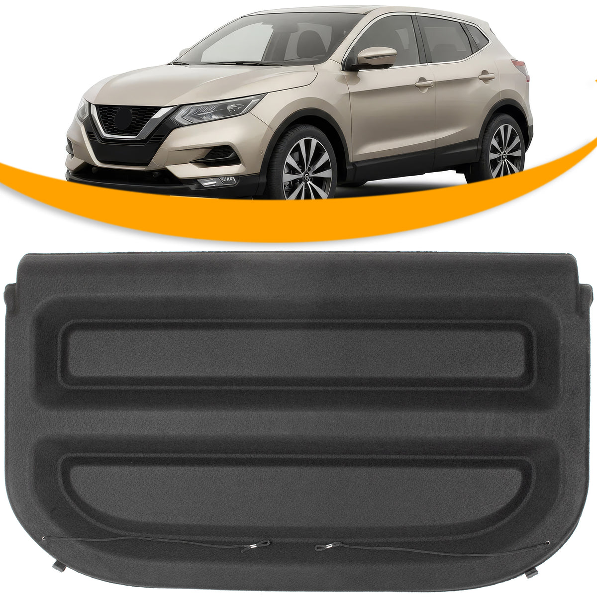 Nissan Qashqai III 2021- Półka bagażnika CZARNA