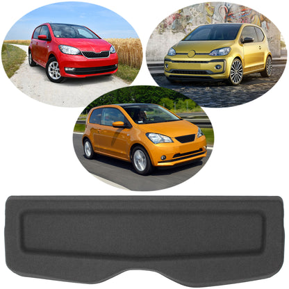 Seat Mii 2011- Skoda Citigo 11-19 VW UP! 11-23 Półka bagażnika CZARNA