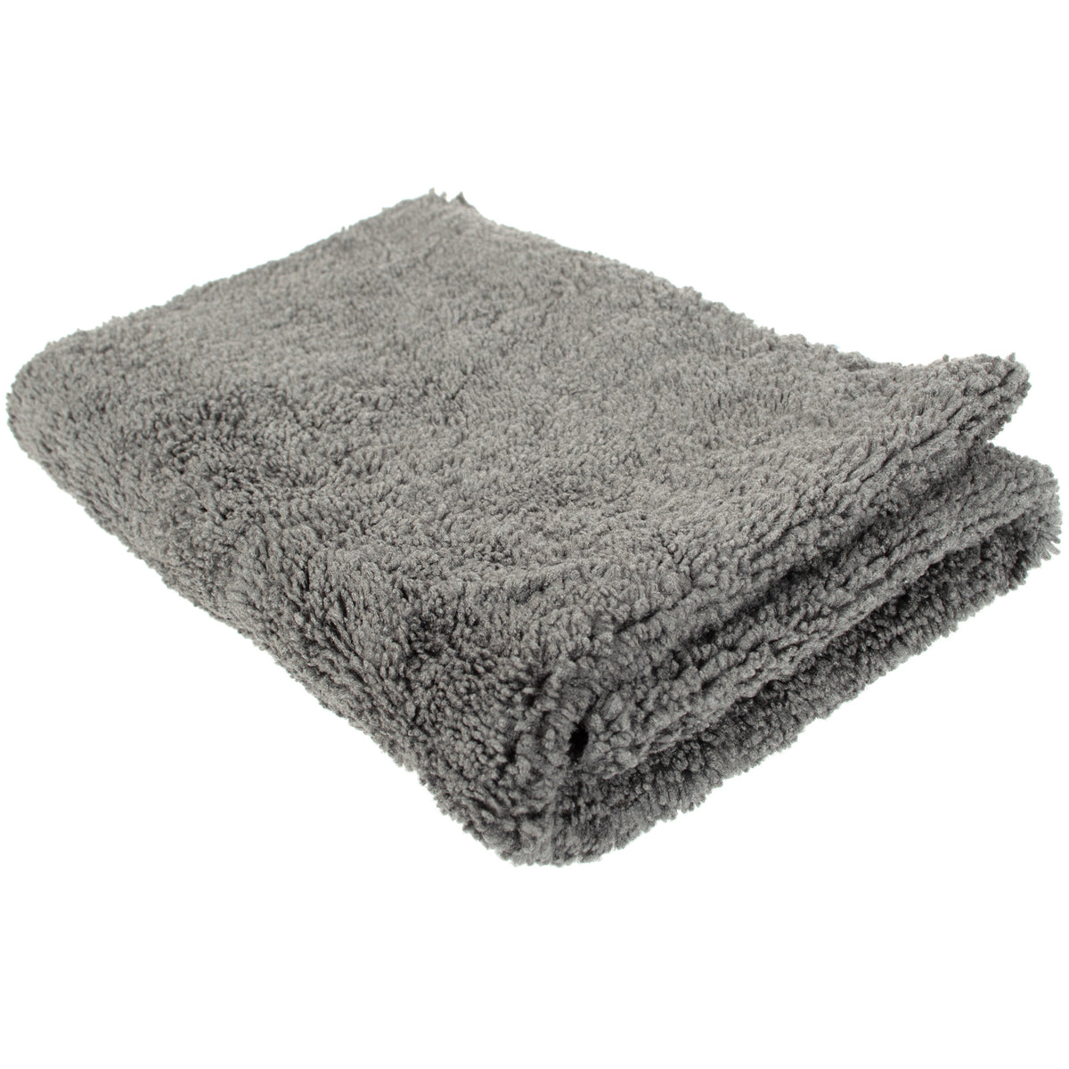 M MODECAR Dwustronny ręcznik z długim i krótkim włosiem 40x40cm 380gsm SZARY