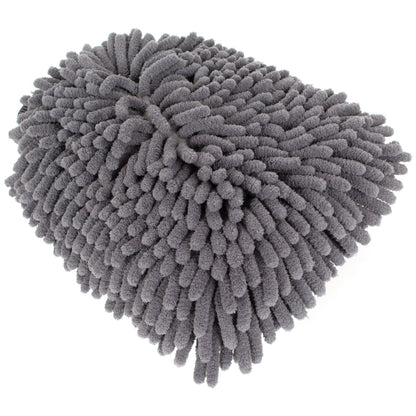 M MODECAR Rękawica do mycia Chenille 20x28cm Kolor MIX ZIELONA/SZARA