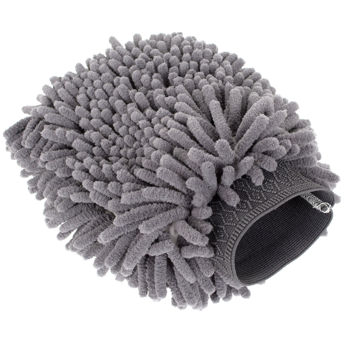 M MODECAR Rękawica do mycia Chenille 20x28cm Kolor MIX ZIELONA/SZARA