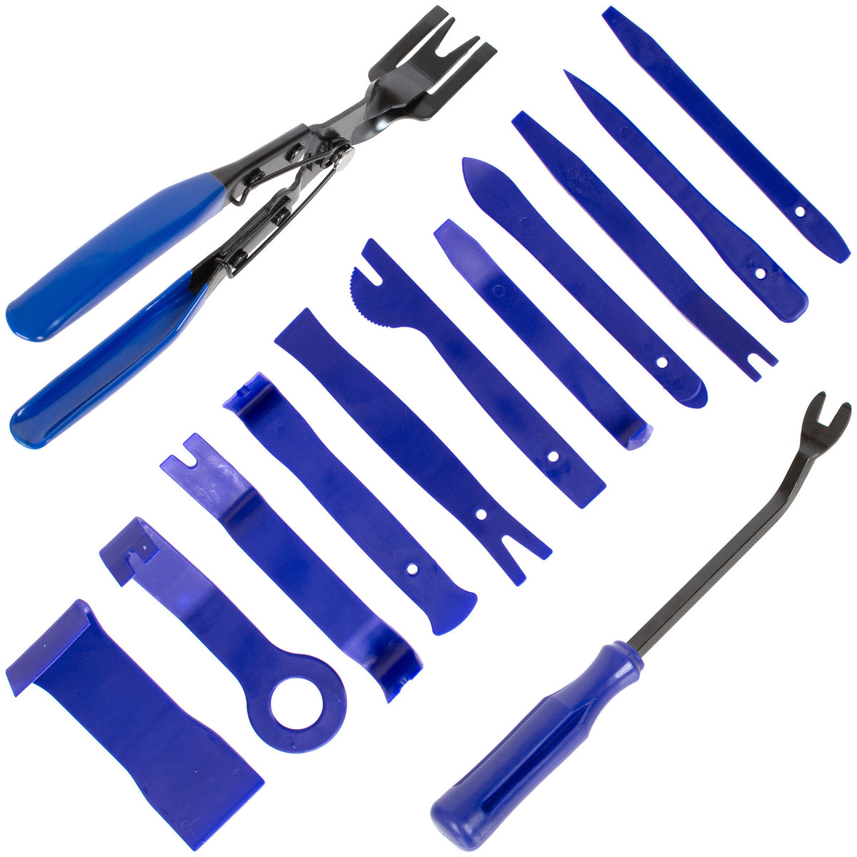 M MODECAR Zestaw narzędzi do tapicerki 13PCS - 11 Ściągaczy + Szczypce + Chwytak KPL