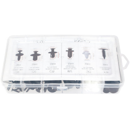 M MODECAR Zestaw spinek kołków samochodowych 100PCS